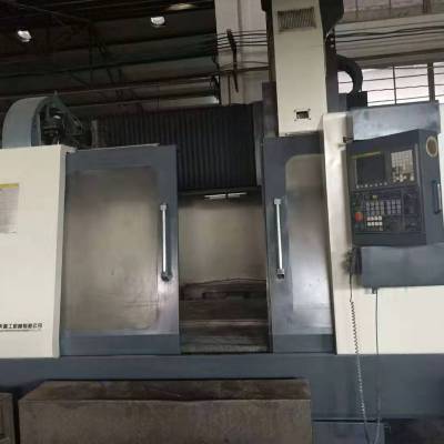 機(jī)械廠急售二手[海天HTM-850G龍門加工中心]二手?jǐn)?shù)控龍門BT50齒輪頭
